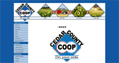 Desktop Screenshot of cedarcountycoop.com